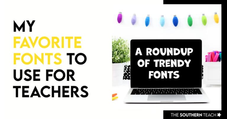 24 Amazing Teacher Fonts to Use for Teachers