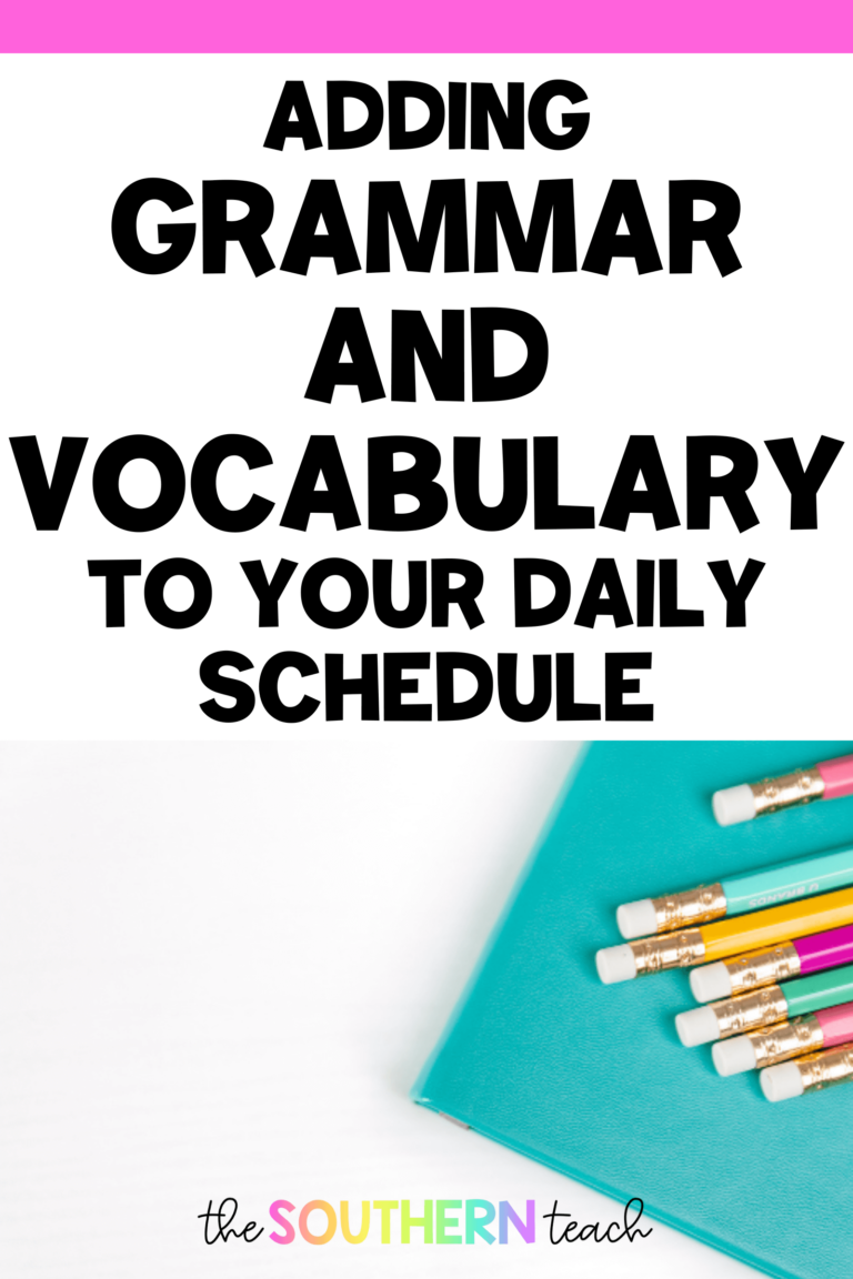 Adding Grammar and Vocabulary to Your Daily Schedule