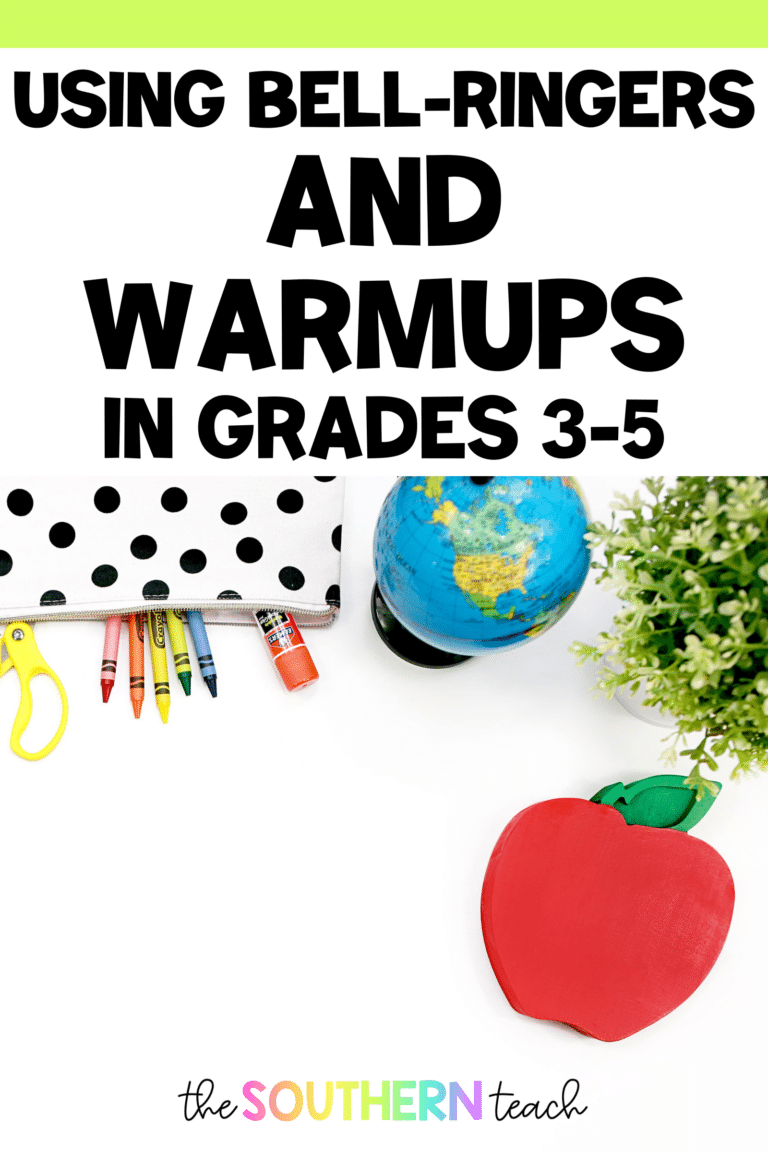 Using Bell-Ringers and Warmups in Grades 3-5
