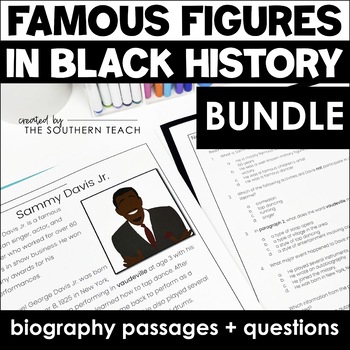 black history biography bundle