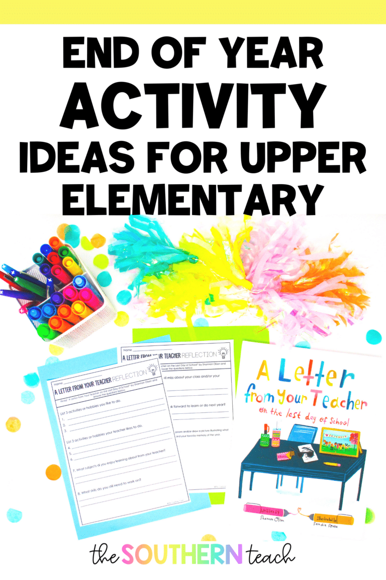 5 Engaging End of Year Activity Ideas for Upper Elementary