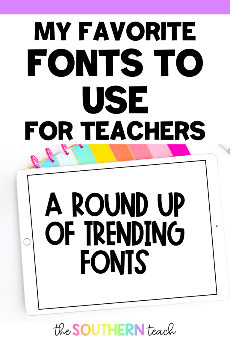 18 Amazing Fonts to Use for Teachers