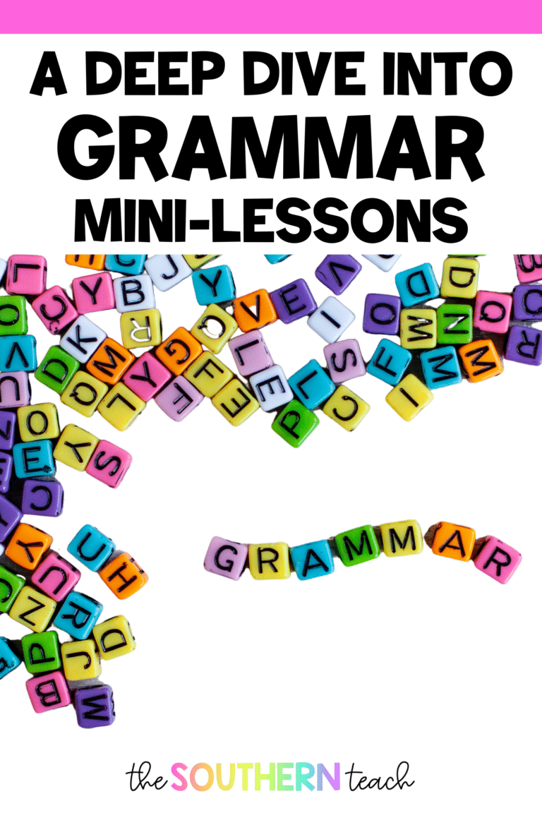 A Deep Dive into Grammar Mini-Lessons for Upper Elementary