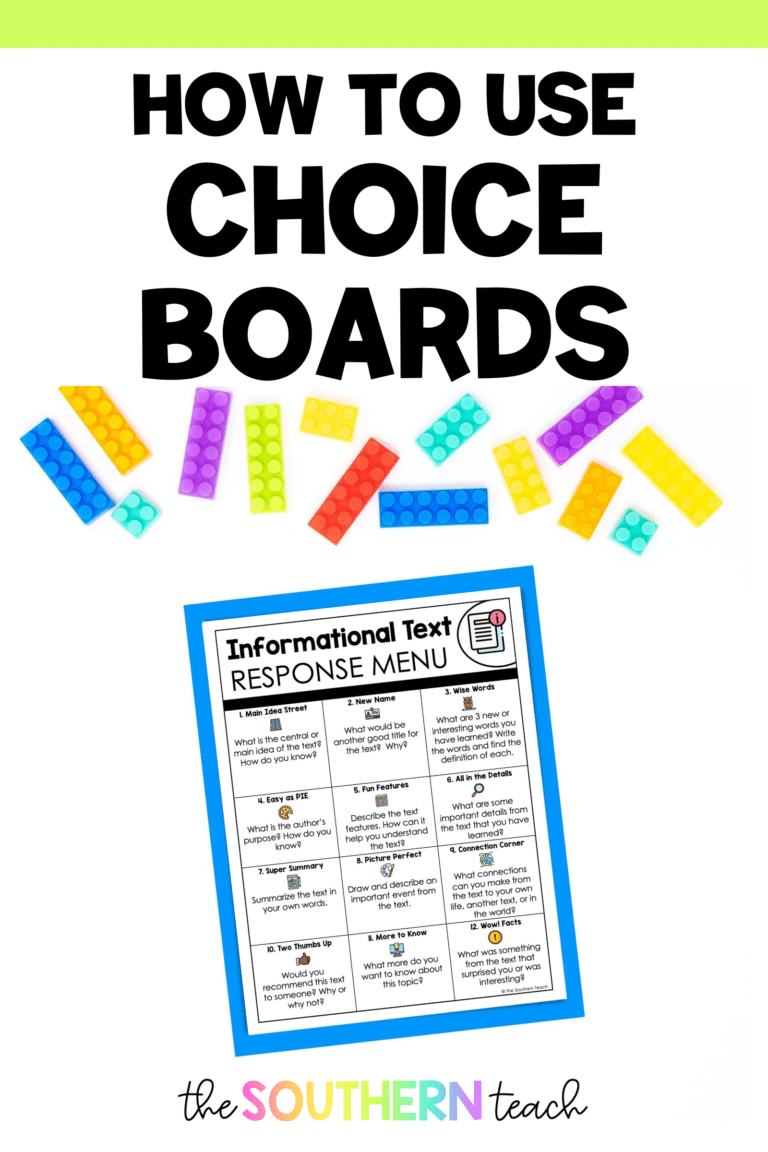 How to Use Choice Boards