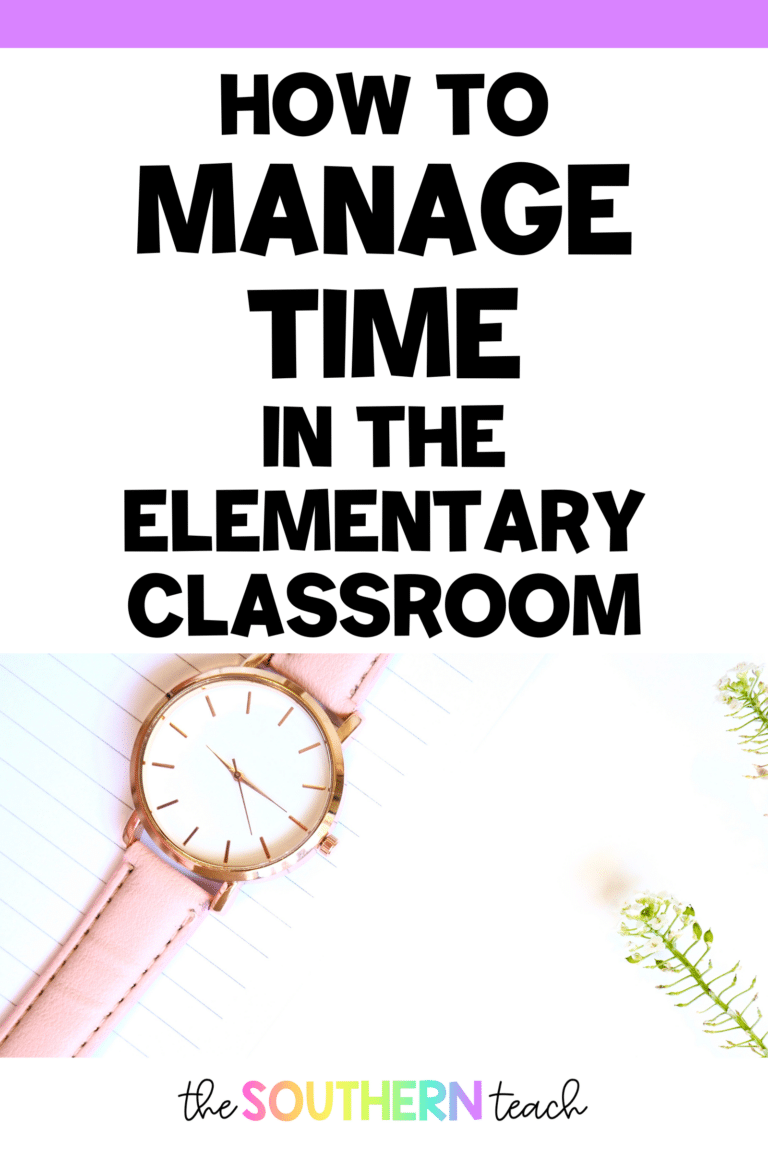 How to Manage Time in the Elementary Classroom
