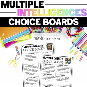 multiple intelligence choiceboards 1