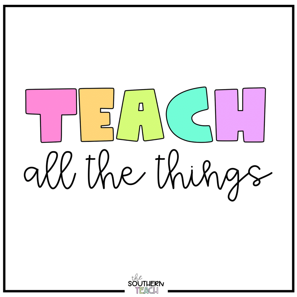 teach all the things fonts