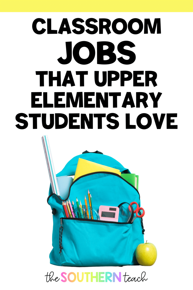 Classroom Jobs That Upper Elementary Students Love