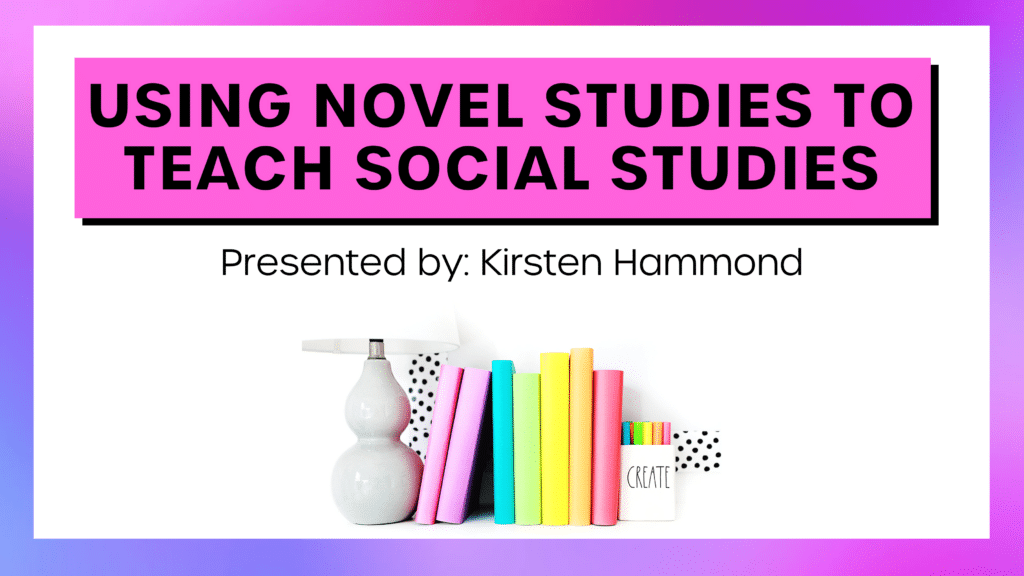 using novel studies to teach social studies 1
