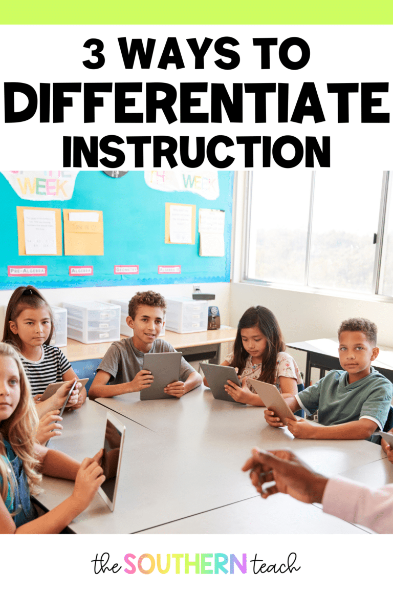 3 Simple Ways to Differentiate Instruction
