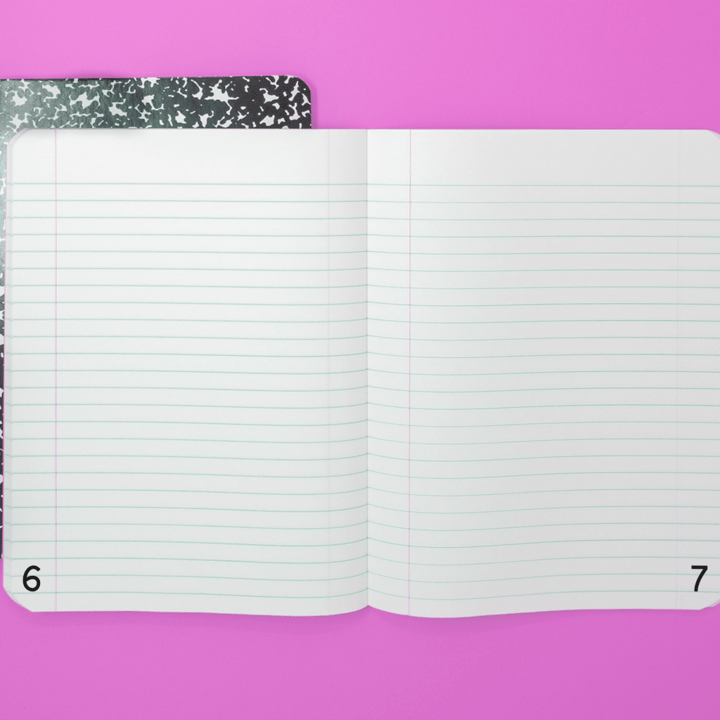 interactive notebook pages