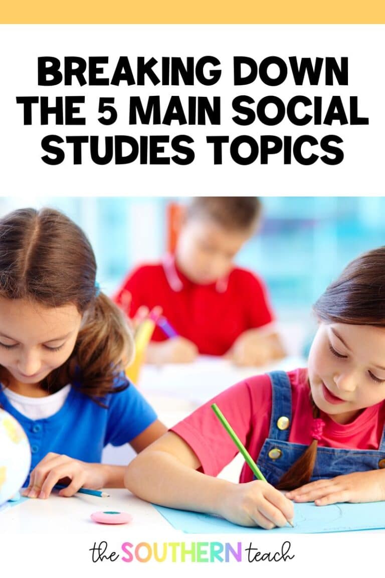 Breaking Down the 5 Main Social Studies Topics