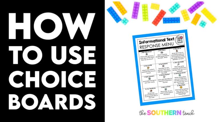 How to Use Choice Boards