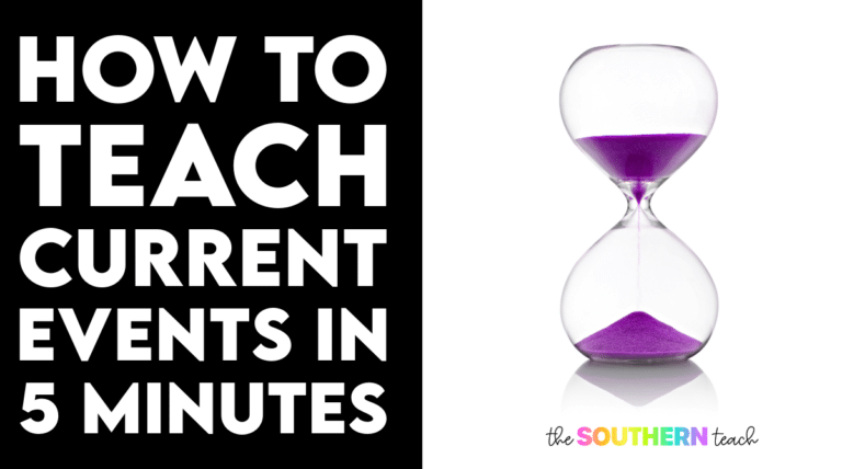 Effectively Teaching Current Events in 5 Minutes or Less