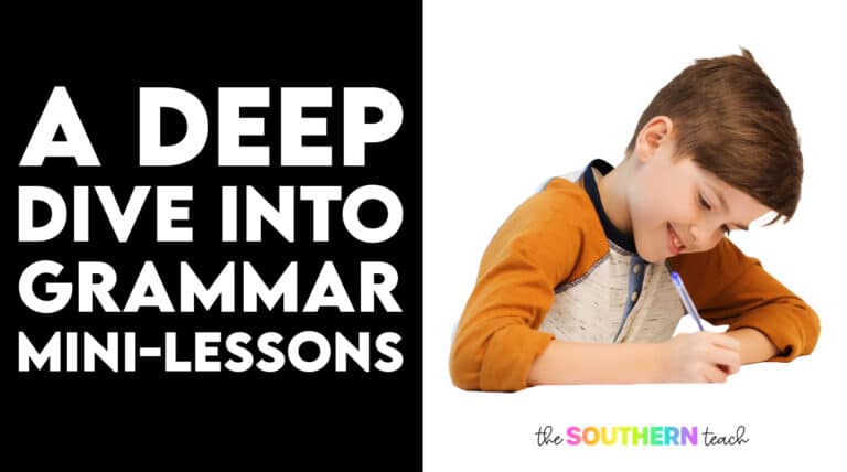 A Deep Dive into Grammar Mini-Lessons for Upper Elementary