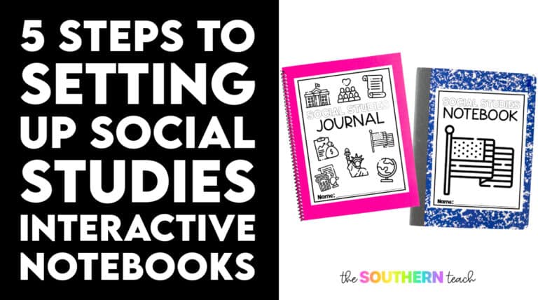 5 Steps to Setting Up Social Studies Interactive Notebooks