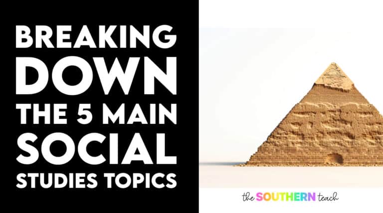 Breaking Down the 5 Main Social Studies Topics
