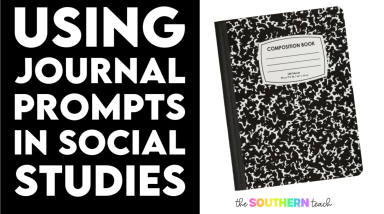 Tips and Ideas for Using Journal Prompts in Social Studies